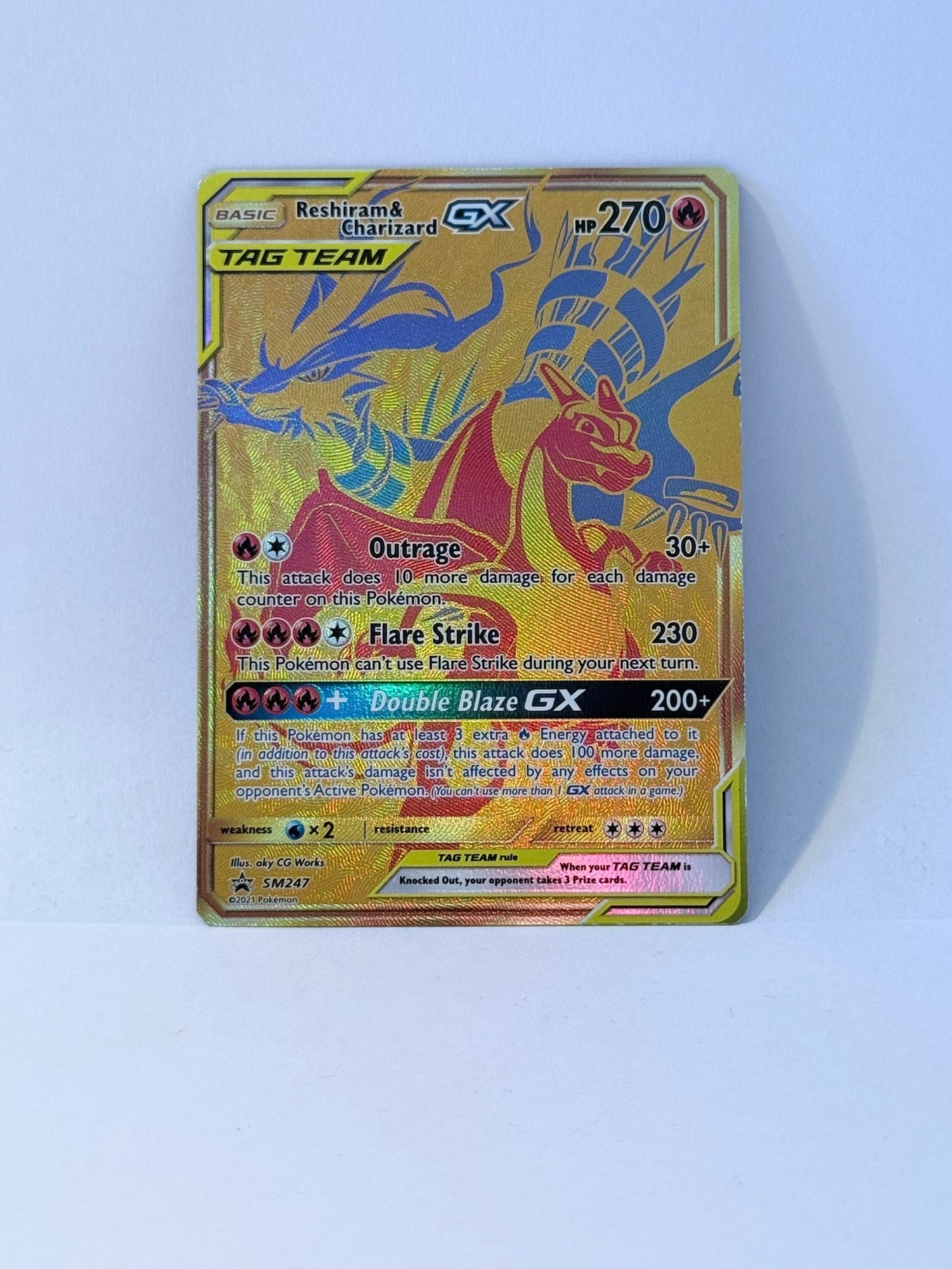Reshiram & Charizard GX - Sun & Moon Promo - SM247