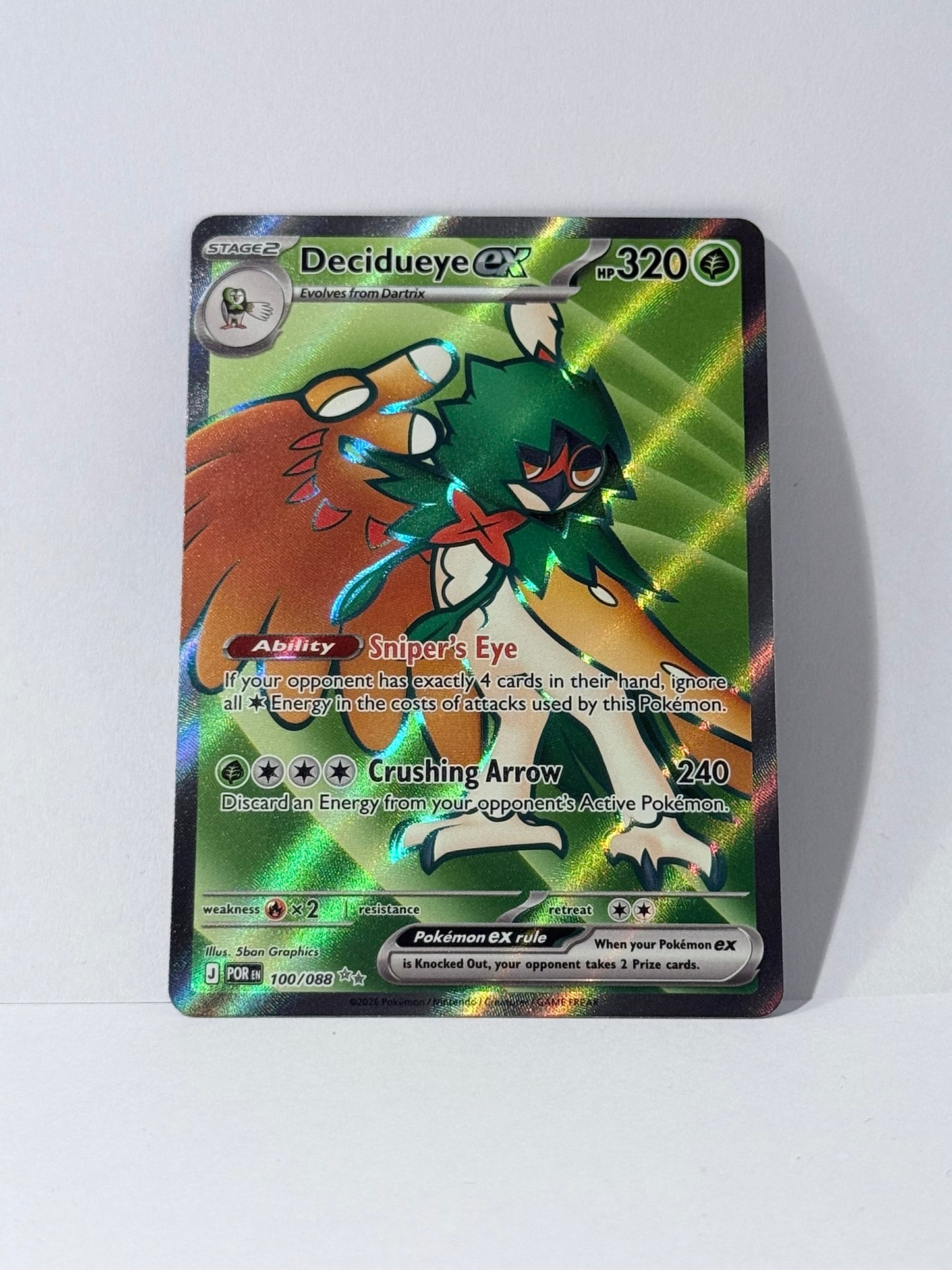 Decidueye EX - Perfect Order - POR 100