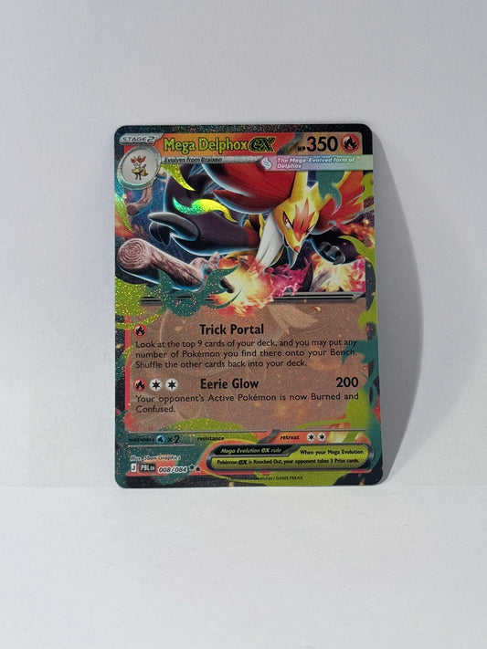 Mega Delphox EX - Pitch Black - PBL 008