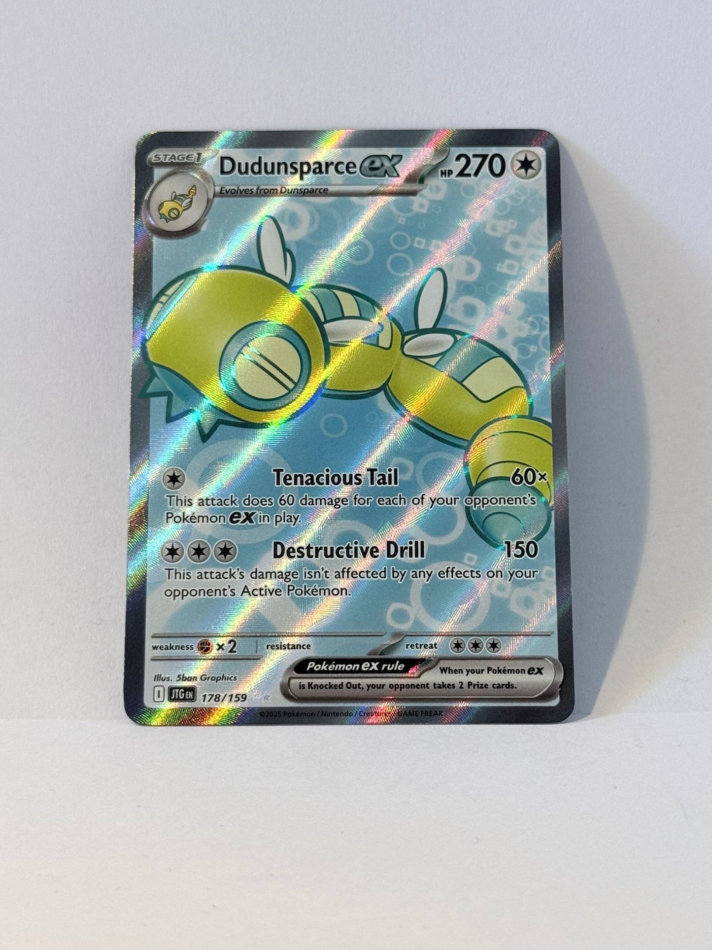 Dudunsparce EX - Journey Together - JTG 178