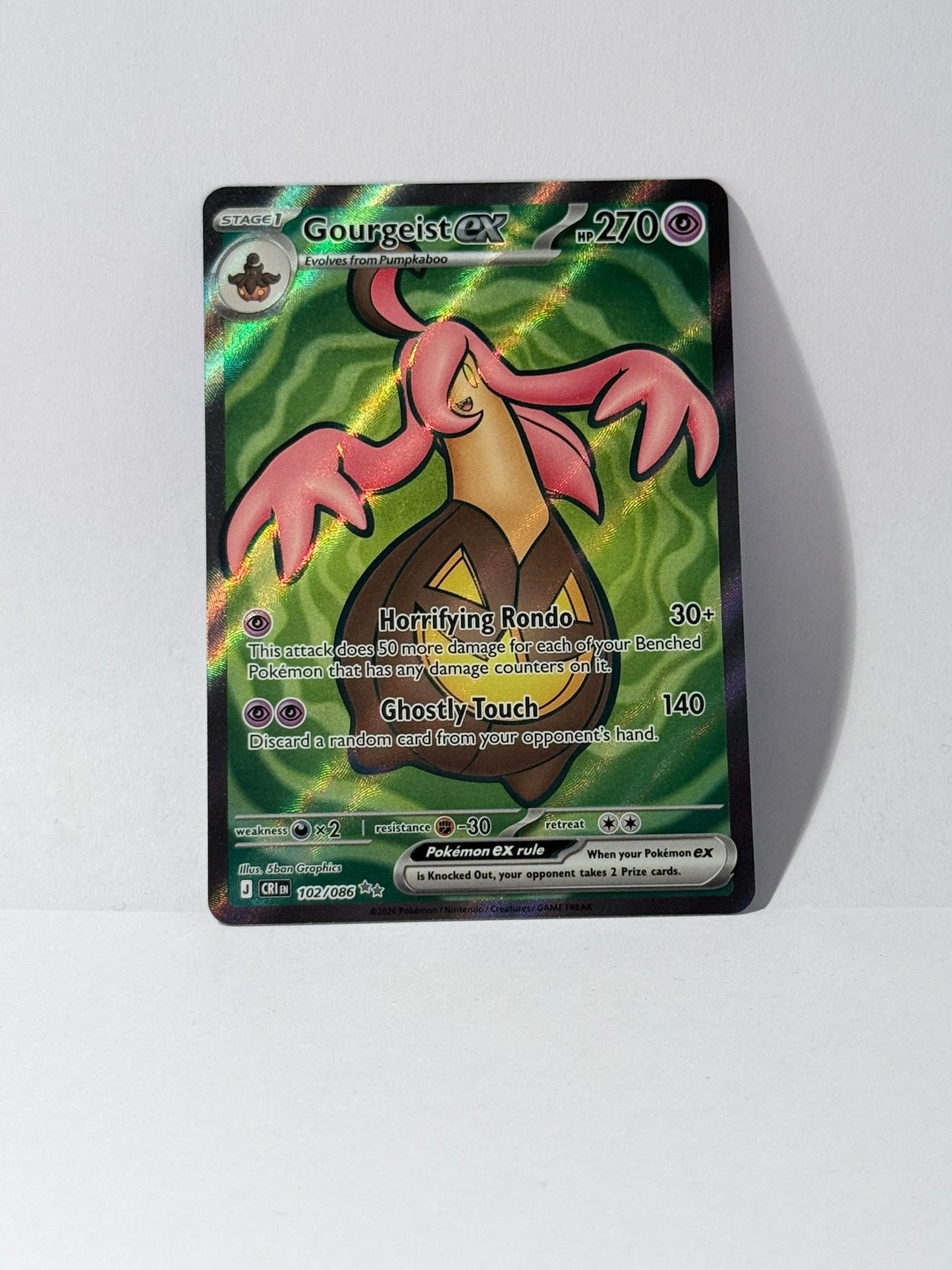 Gourgeist EX - Chaos Rising - CRI 102