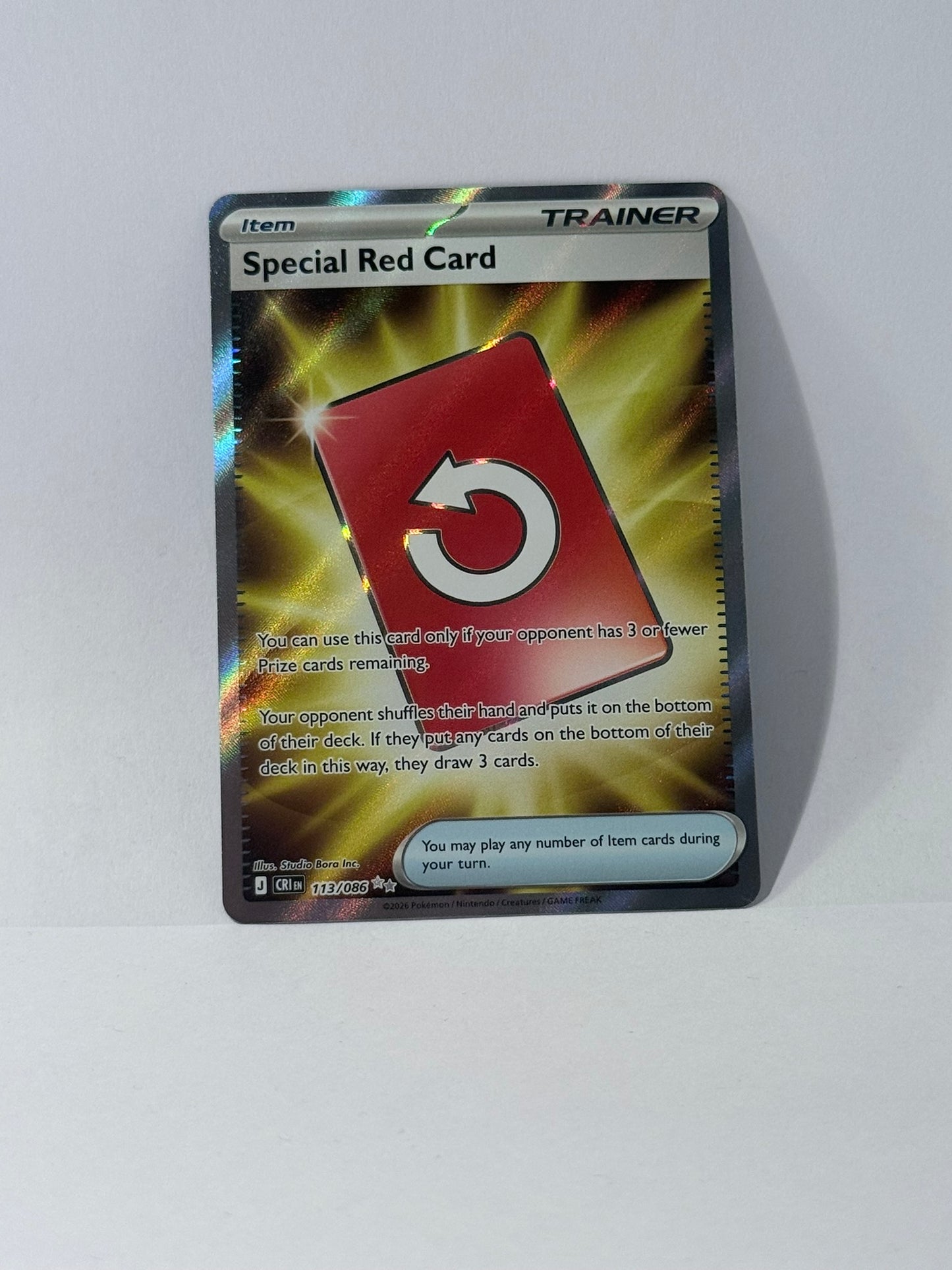 Special Red Card - Chaos Rising - CRI 113