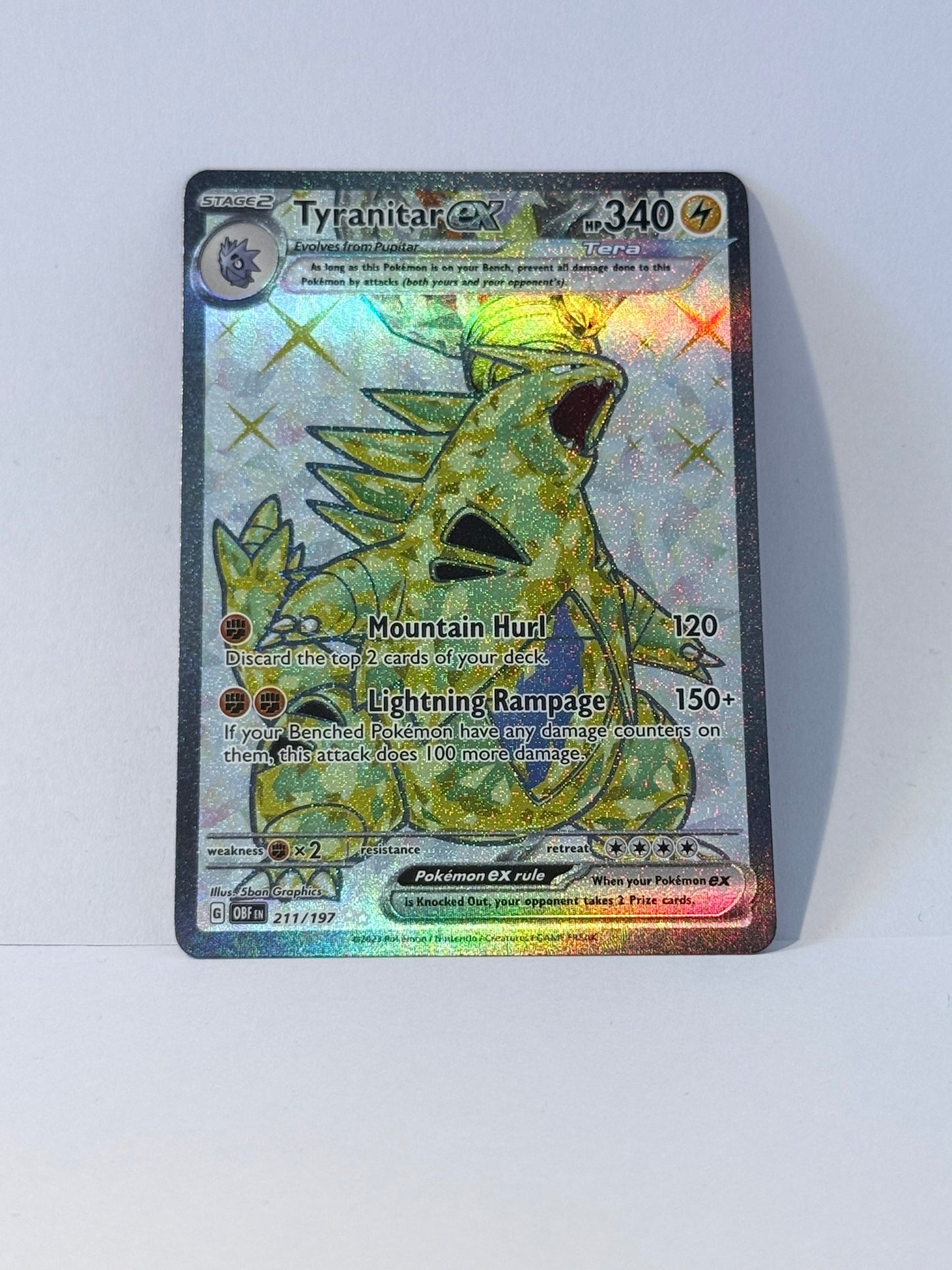 Tyranitar EX - Obsidian Flames - OBF 211