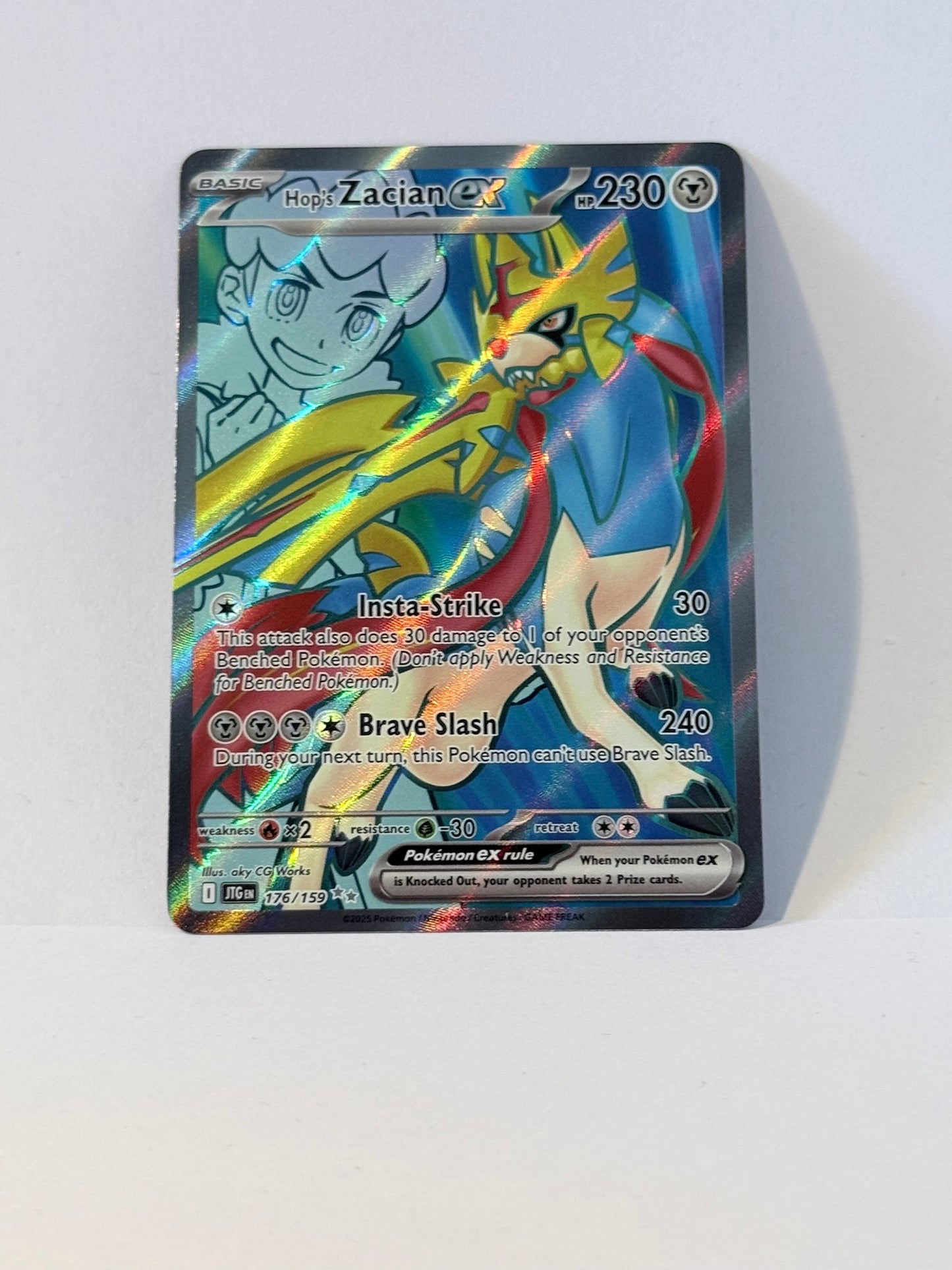 Hop's Zacian EX - Journey Together - JTG 176
